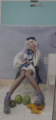【小熏】COS系列之吸血鬼少女薇薇安踩踏南瓜西瓜 YC-260603BP