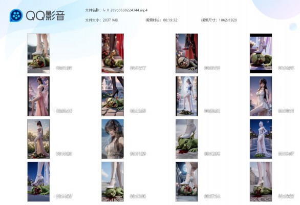 国漫女神爆头踩杀集锦（视频动画+自用作品） YC-260610-4BP